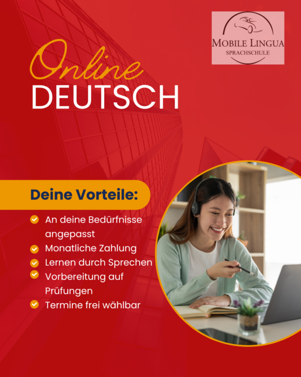 Deutsch Einzelunterricht online